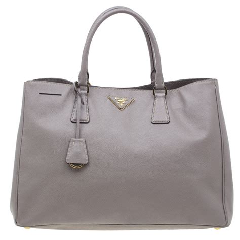 prada saffiano lux tote pale grey|authentic Prada saffiano bag.